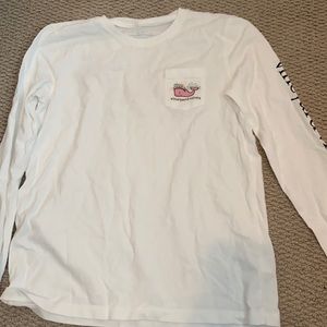 white vineyard vines long sleeve